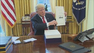 President Donald Trump signs Tax Cuts and Jobs Act in Oval Office | ABC News Special Report