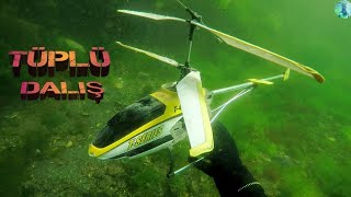 Denizde helikopter buldum!. ( treasure