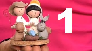 ¿Cómo hacer un Pesebre Navideño en masa flexible? parte 1/2