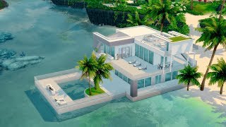 THE SIMS 4 ISLAND LIVING - FUTURISTIC BEACH HOUSE