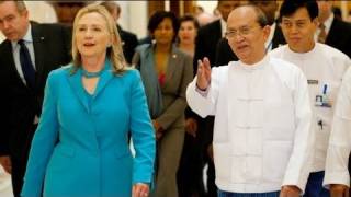 Clinton visit melts the diplomatic ice with Myanmar