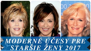 Moderné účesy pre staršie ženy 2017
