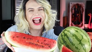 АСМР ASMR ИТИНГ. АРБУЗ. ВИДЕО ДЛЯ СНА.