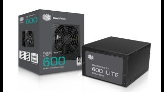 Cooler Master 600 Watt Lite [UNBOXING]