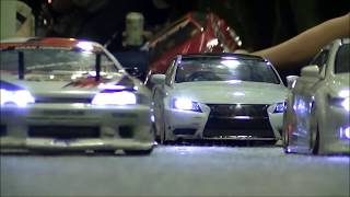 苫小牧市マルテサーキットRC  05（2013年7月　焼肉食べて？？走行会） カーペットコースハプニングあり Drifting R/C Car　　ラジドリ