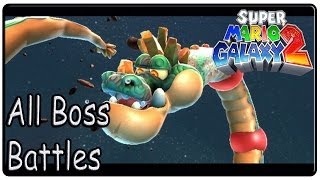Super Mario Galaxy 2 All Bosses (Full HD)