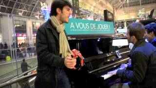 Hit The Road Jack - Jam joue du Piano SNCF (Gare de Lyon)