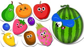 Eran Diez Frutitas - Canta y Aprende las Frutas con Elly en el Supermercado | Campo Infantil