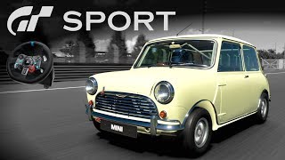 MINI COOPER S '65 - A chegada MAIS EMOCIONANTE do canal! ?| Gran Turismo Sport + G29 [PT-BR]