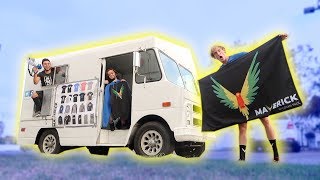 OUR NEW MAVERICK ICE CREAM-MERCH-TRUCK! (pranked)
