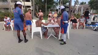Доминикана, Vista Sol Punta Cana Beach Resort & Spa, армрестлинг