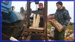 Дровокол Самодельный на Т40!