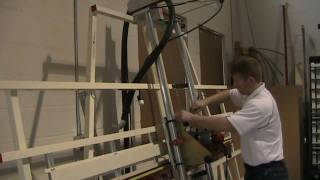 V Grooving ACM panel with SR5 Panel Saw/Router: Safety Speed Manufacturing