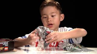 SPIDER-MAN: SPIDER-CYCLE CHASE - Lego Super Heroes Set 76004 Review + Super Hero Mash'Ems!