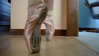 Gaynor Minden Pointe Shoes (with ribbons and elastics!)