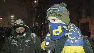 Ukrayna'da gösterilere kan bulaştı: 2 ölü