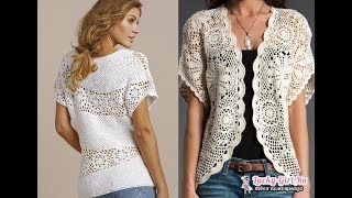 Летние Кофточки, Топы - Вязание Крючком - 2019 / Summer Blouses Tops Knitting Crochet