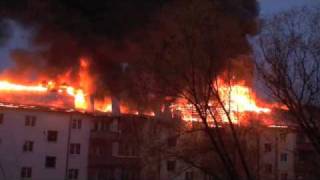 Пожар в Раменском