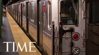 New York City Subway Passengers Panic, Stampede Over Smoke & Flames From Arcing Cable | TIME