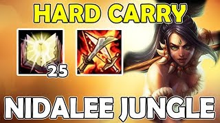NIDALEE JUNGLE vs EVELYNN SEASON 9! HARD STOMP CARRY! - League of Legends