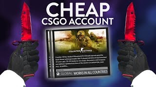 How To Get CS:GO Accounts For 4.6$ / 299Rupees - 2018