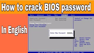 [ English ] How to crack BIOS password || Reset BIOS Password using CMOS Battery || Technical jhaji