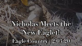 Nicholas Meets the New Eaglet! | Eagle Country 2.03.20