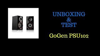 UNBOXING & TEST reproduktorov GoGen PSU102