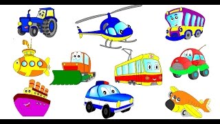 Мультик про машины. Развивающий мультфильм про машины (Часть 1). Cartoons about cars