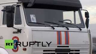 Russia: EMERCOM sends 4th humanitarian aid convoy to Donbass