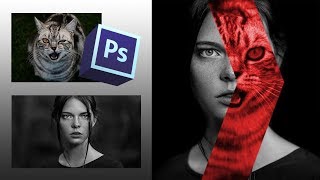 Эффект наложения фотографий в фотошопе