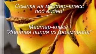 ЖЕЛТАЯ ЛИЛИЯ ИЗ ФОАМИРАНА