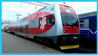 ДВУХЭТАЖНЫЙ ПОЕЗД / ЭЛЕКТРОПОЕЗД / EJ575-011