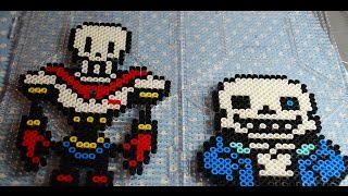 Undertale: Sans and Papyrus ~ Perler Bead (Stop Motion)