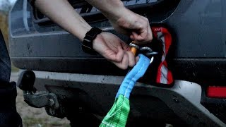 Как правильно буксировать автомобиль тросом Tplus