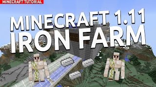 Minecraft: Simple Cheap Iron Farm! [1.11.2]