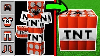ИГРОК ДИНАМИТ ПРОТИВ ДИНАМИТ МУТАНТ В МАЙНКРАФТ!БРОНЯ ИЗ МОНСТРОВ В MINECRAFT MOB ARMOR