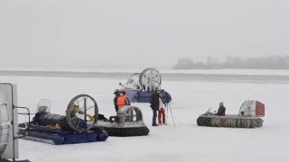 Волга Ховер Шоу 2016 драг-рейсинг Хивус-6 и Аэросани "Патруль"