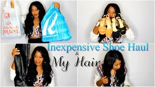 Rainbow Shops & KMart Shoe Haul  Try On + My Hair