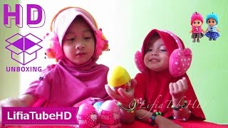 Kid Toy Telur Mainan Anak - Surprise Eggs ❤ Hello Kitty Mickey Mouse Unboxing @Lifiatubehd