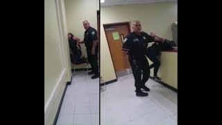 Giant Cop Slams Handcuffed Teen Girl into Table for Translating Spanish