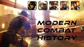 HISTORY of MODERN COMBAT from Gameloft [HD]