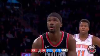 Portland Trail Blazers vs New York Knicks - Full Game Highlights - November 27, 2017