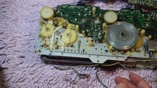 Sharp GF-777Z. Часть 3.2. Замена пасиков лентопротяжного механизма