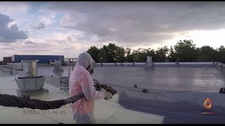 НАПЫЛЕНИЕ ПЕНОПОЛИУРЕТАНОВОЙ ТЕПЛОИЗОЛЯЦИИ И ПОЛИМОЧЕВИНЫ