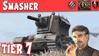 WOT Blitz - Smasher Partial Tank Review OMG!!! |WOT Blitz|