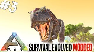 ARK Survival Evolved Dansk Ep 3 - TÆMMER EN T REX! (Modded Ark Extinction Core / Olympus Map)