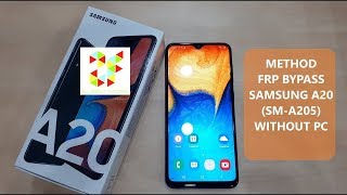 NO PC!! BYPASS REMOVE FRP SAMSUNG A20 (A205F)