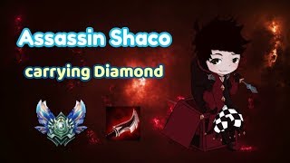 Shaco carrying Diamond 3 [League of Legends] Full Gameplay - Infernal Shaco