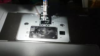 How to Thread twin needle on singer heavy duty 4432